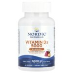 Витамин D3: 5000 жевательных таблеток, маракуйя, 30 жевательных таблеток — Nordic Naturals