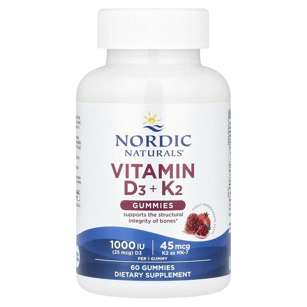 nor31160_v_46.jpg витамины D3 и K2, гранат, 60 жевательных мармеладок — Nordic Naturals