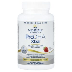 ProDHA Xtra™, с клубникой, 60 капсул — Nordic Naturals