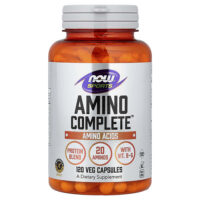 Sports, Amino Complete™, аминокислотный комплекс, 120 растительных капсул — NOW Foods