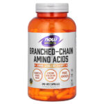 Sports, аминокислоты с разветвленными цепями, 240 капсул — NOW Foods