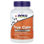 True Calm™, успокоительная добавка, 90 растительных капсул — NOW Foods