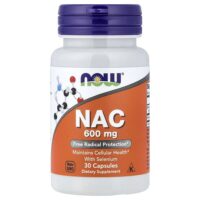 NAC с селеном, 30 капсул — NOW Foods