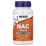 NAC, 1000 мг, 60 таблеток — NOW Foods