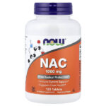 NAC, 1000 мг, 120 таблеток — NOW Foods