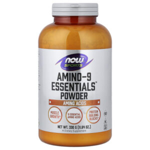 Sports, Amino-9 Essentials™ в порошке, 330 г (11,64 унции) — NOW Foods