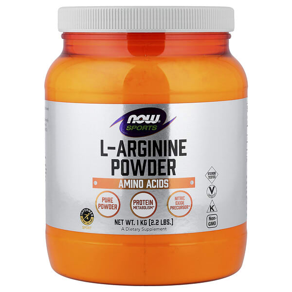 now00211_v_53.jpg Для спортсменов, порошок L-аргинина, 1 кг (2,2 фунта) — NOW Foods