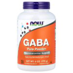 ГАМК, чистый порошок, 170 г (6 унций) — NOW Foods