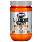 Sports, порошок L-лейцина, 255 г (9 унций) — NOW Foods