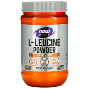 Sports, порошок L-лейцина, 255 г (9 унций) — NOW Foods