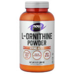 Sports, L-орнитин в виде порошка, 227 г (8 унций) — NOW Foods