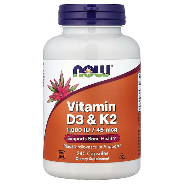 now00392_v_8.jpg витамины D3 и K2, 240 капсул — NOW Foods