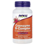 комплекс коферментов группы B, 60 вегетарианских капсул — NOW Foods