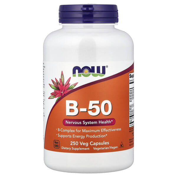 now00422_v_78.jpg B-50, 250 растительных капсул — NOW Foods