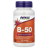 B-50, 100 таблеток — NOW Foods