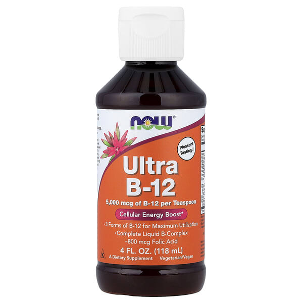 now00452_v_62.jpg Ultra B12, 118 мл (4 жидк. унции) — NOW Foods