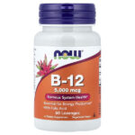 витамин B12, 60 пастилок — NOW Foods
