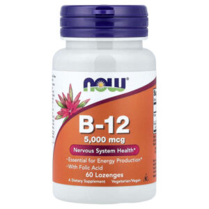 витамин B12, 60 пастилок — NOW Foods