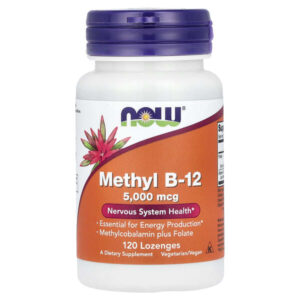 метилкобаламин B-12, 120 пастилок — NOW Foods