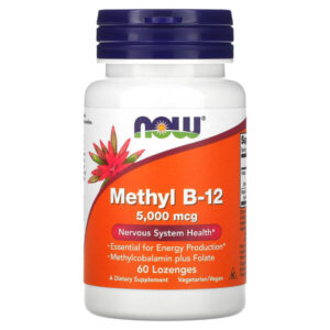 Methyl B-12, 60 пастилок — NOW Foods