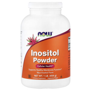 порошок из инозитола, 454 г (1 фунт) — NOW Foods