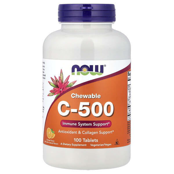 now00630_v_57.jpg C-500, апельсин, 100 таблеток — NOW Foods