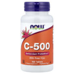 C-500 с шиповником, 100 таблеток — NOW Foods