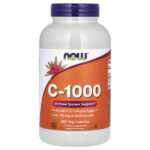 C-1000, со 100 мг биофлавоноидов, 250 растительных капсул — NOW Foods