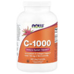 C-1000, витамин С, 500 вегетарианских капсул — NOW Foods