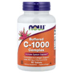 Буферизованный комплекс C-1000, 90 таблеток — NOW Foods