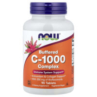 Буферизованный комплекс C-1000, 90 таблеток — NOW Foods