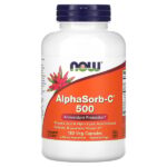 AlphaSorb-C 500, 180 растительных капсул — NOW Foods
