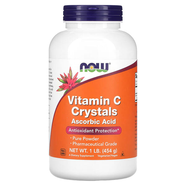 now00791_v_8.jpg Кристаллы витамина C, 454 г (1 фунт) — NOW Foods