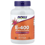 витамин E-400 со смешанными токоферолами, 268 мг (400 МЕ), 250 капсул — NOW Foods