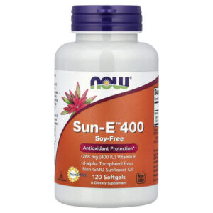 Sun-E™ 400, 268 мг (400 МЕ), 120 капсул — NOW Foods