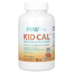 Kid Cal, 100 жевательных таблеток — NOW Foods
