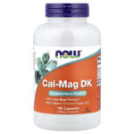 Cal-Mag DK, кальций и магний, 180 капсул — NOW Foods