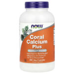 Coral Calcium Plus, 250 растительных капсул — NOW Foods