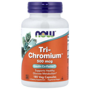 Tri-Chromium™, хром, 180 растительных капсул — NOW Foods