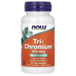 Tri-Chromium, 500 мкг, 90 вегетарианских капсул — NOW Foods
