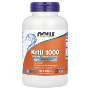 Криль 1000, 120 капсул — NOW Foods