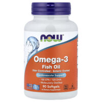 рыбий жир с омега-3, 90 капсул — NOW Foods