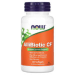 AlliBiotic CF, 60 капсул — NOW Foods