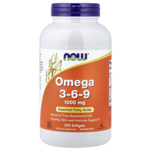 омега-3-6-9, 250 капсул — NOW Foods