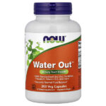 Water Out™, 200 растительных капсул — NOW Foods