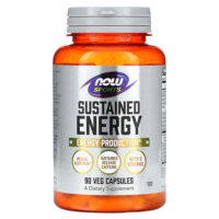 Sustained Energy, 90 растительных капсул — NOW Foods