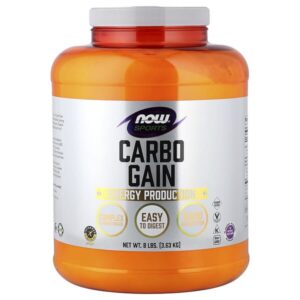 Sports, Carbo Gain, 3,63 кг (8 фунтов) — NOW Foods