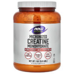 Sports, микронизированный моногидрат креатина, 1 кг (2,2 фунта) — NOW Foods