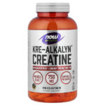 Sports, креатин Kre-Alkalyn®, 240 растительных капсул (0,75 г в 1 капсуле) — NOW Foods
