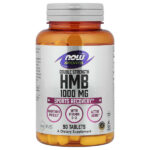 Sports, HMB с витамином D3, 90 таблеток (1000 мг в 1 таблетке) — NOW Foods